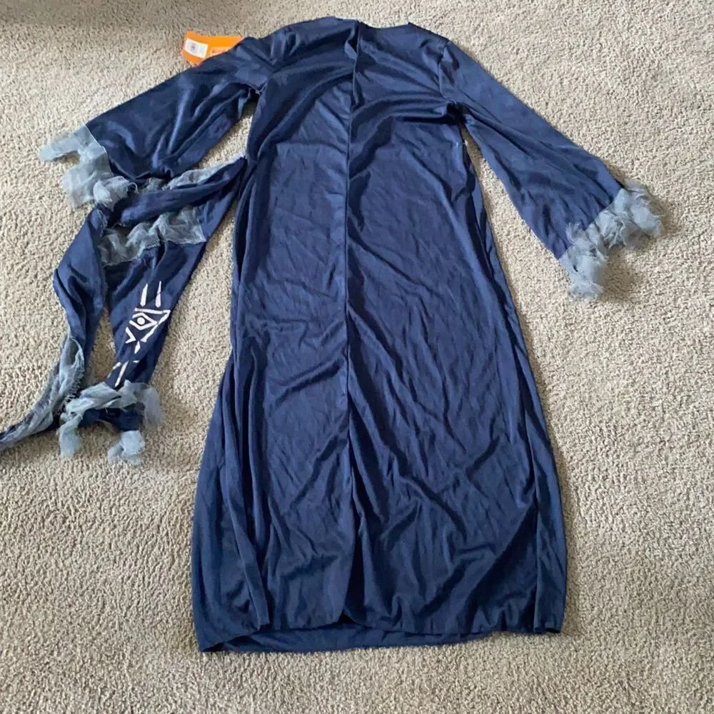 Kids Spirit Reaper Halloween Costume Size M (8-10) NWT *Suit and Sash only